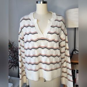 Marled Sweater Ivory Size Small NWT